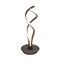 Modern LED Spiral Table Lamp Bedside Desk Decor For Bedroom Curved Light Black